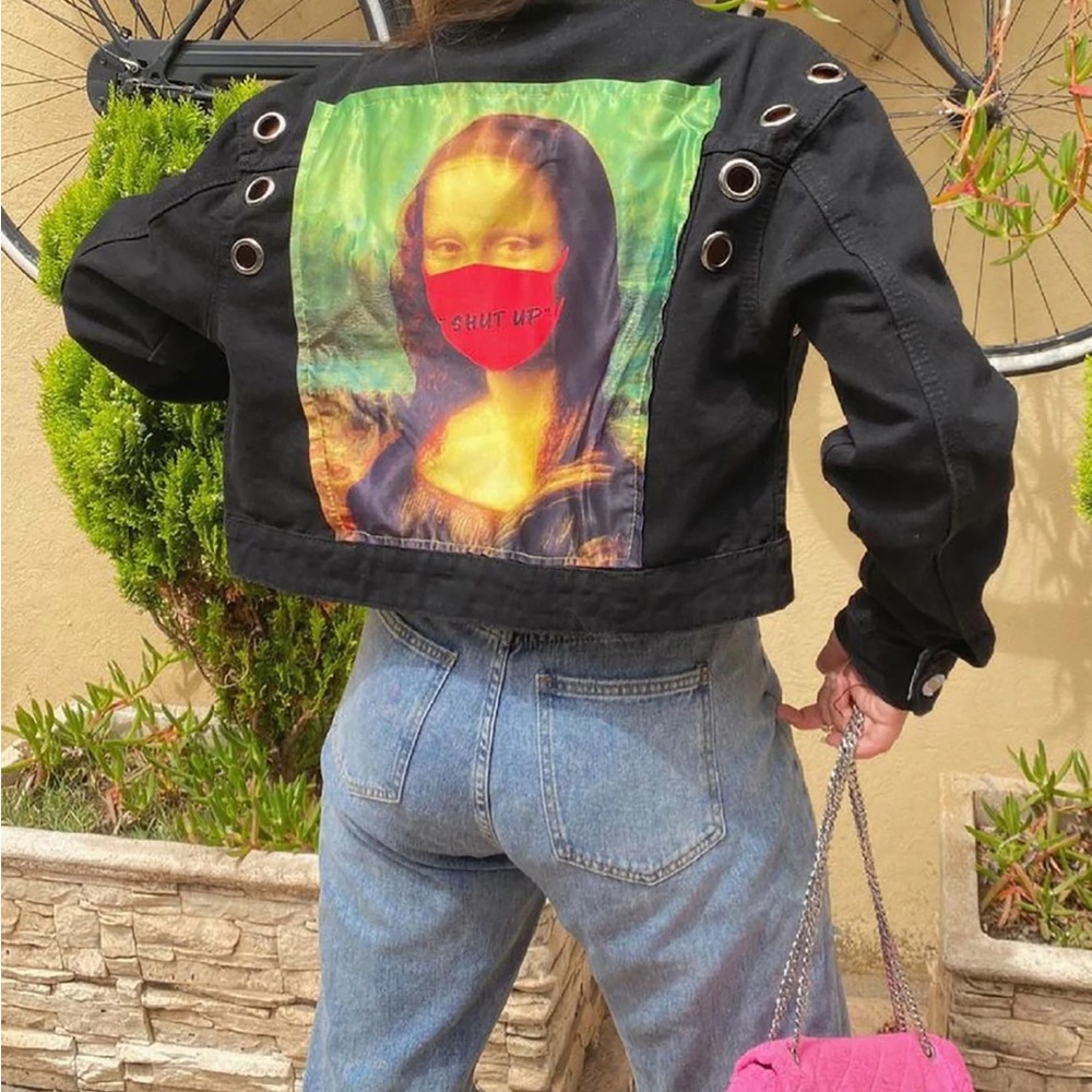 PHOTO JEAN JACKET SIZE S